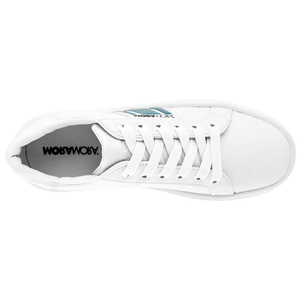 Tenis urbanos Exterior Sintético Color Blanco Para Mujer De Moramora