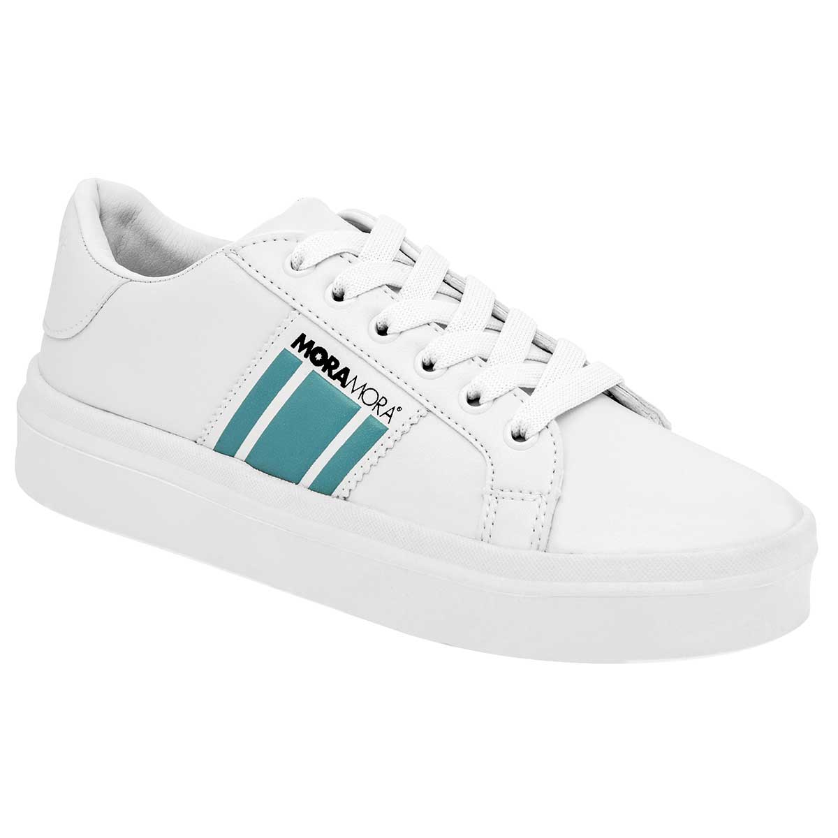 Tenis urbanos Exterior Sintético Color Blanco Para Mujer De Moramora