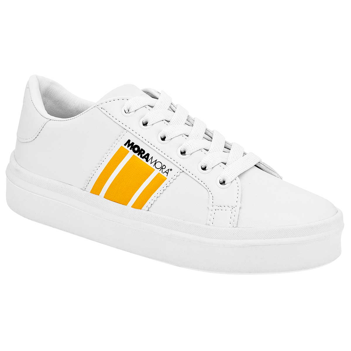 Tenis urbanos Exterior Sintético Color Blanco Para Mujer De Moramora