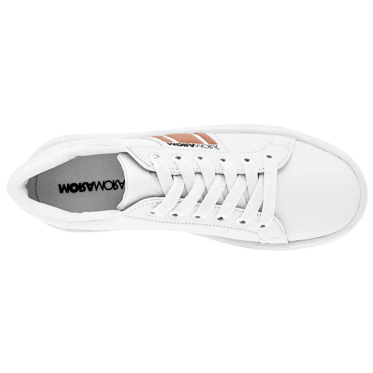 Tenis urbanos Exterior Sintético Color Blanco Para Mujer De Moramora