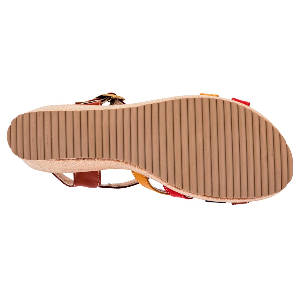 Sandalias Exterior Piel sintética Color Camel Para Mujer De Moramora