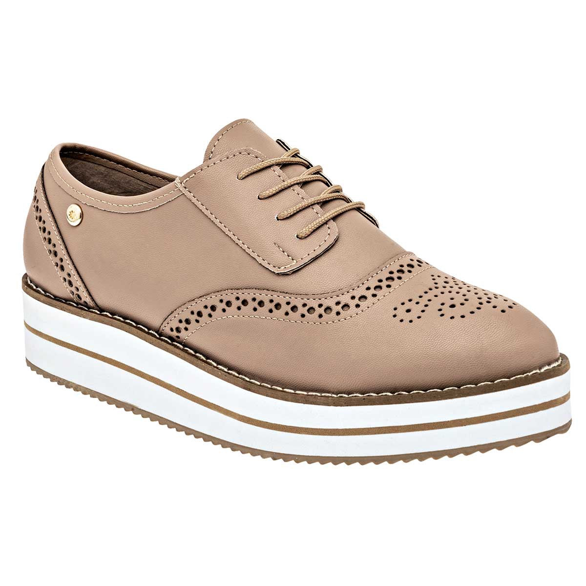 Zapatos casuales Exterior Piel sintética Color Beige Para Mujer De Moramora