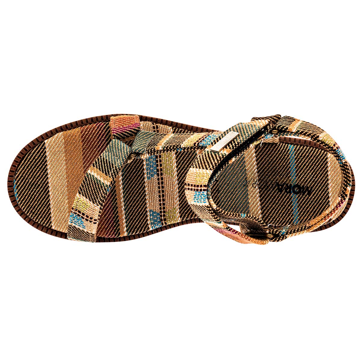 Sandalias Exterior Textil Color Multicolor Para Mujer De Moramora