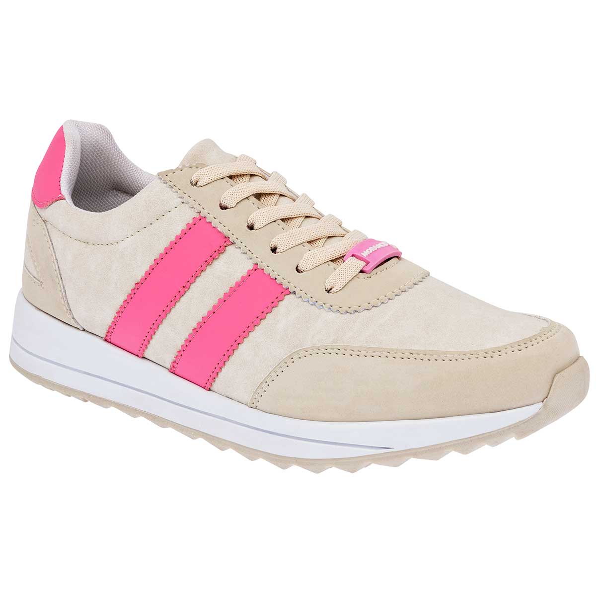 Tenis urbanos Exterior Sintético Color Beige Para Mujer De Moramora