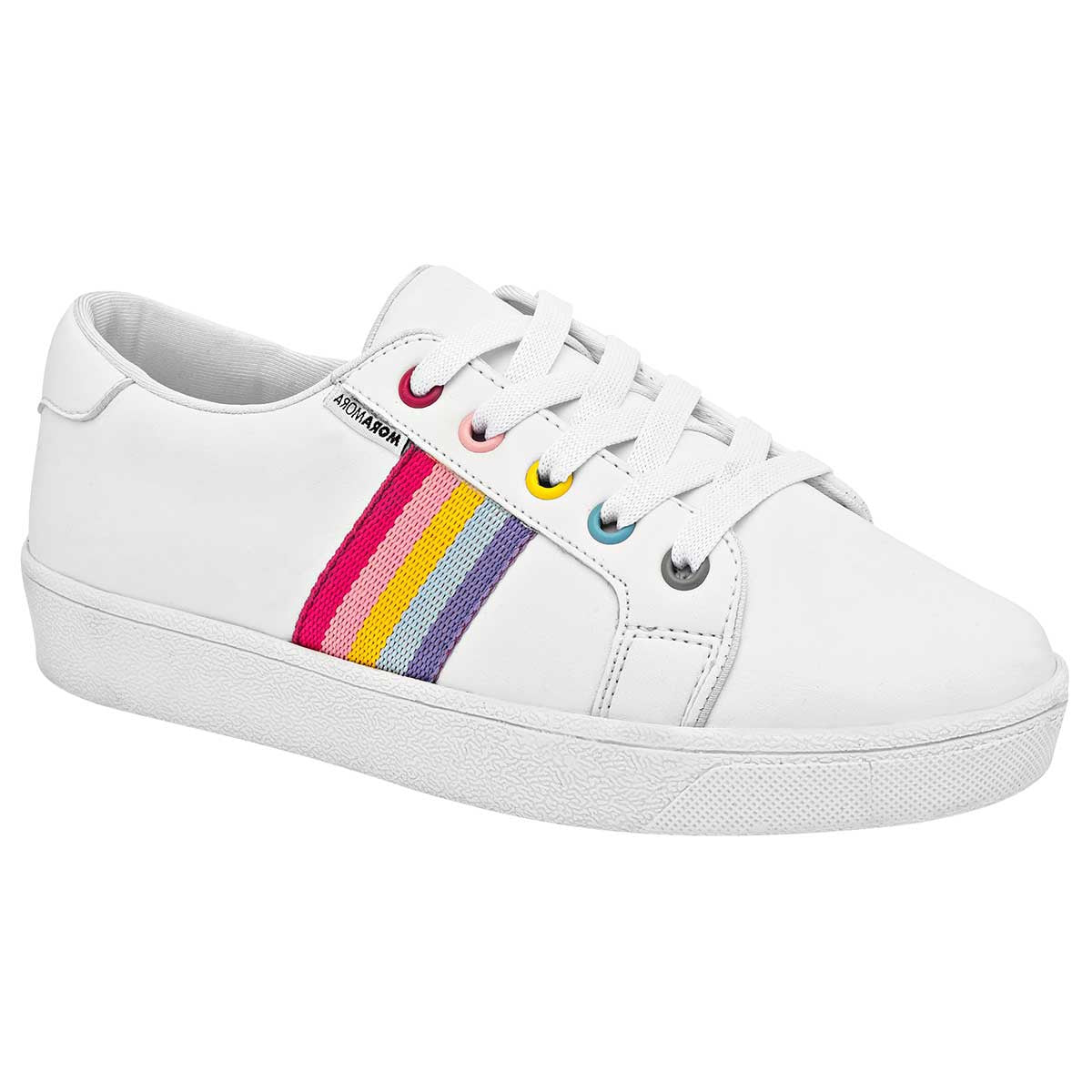 Tenis urbanos Exterior Sintético Color Blanco Para Mujer De Moramora