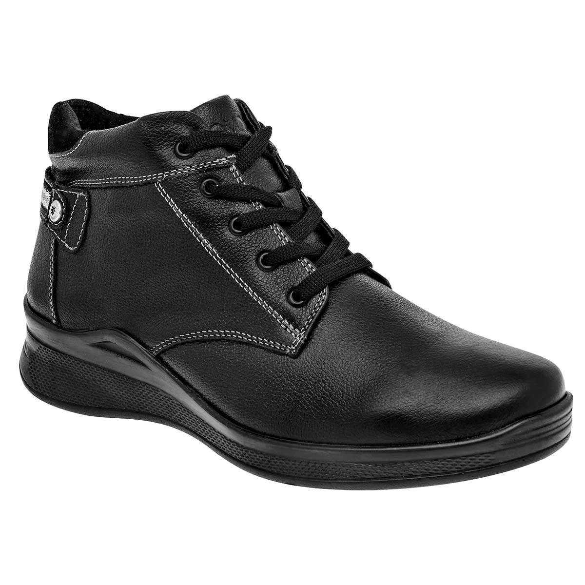 Botas Exterior Piel Color Negro Para Mujer De Moramora