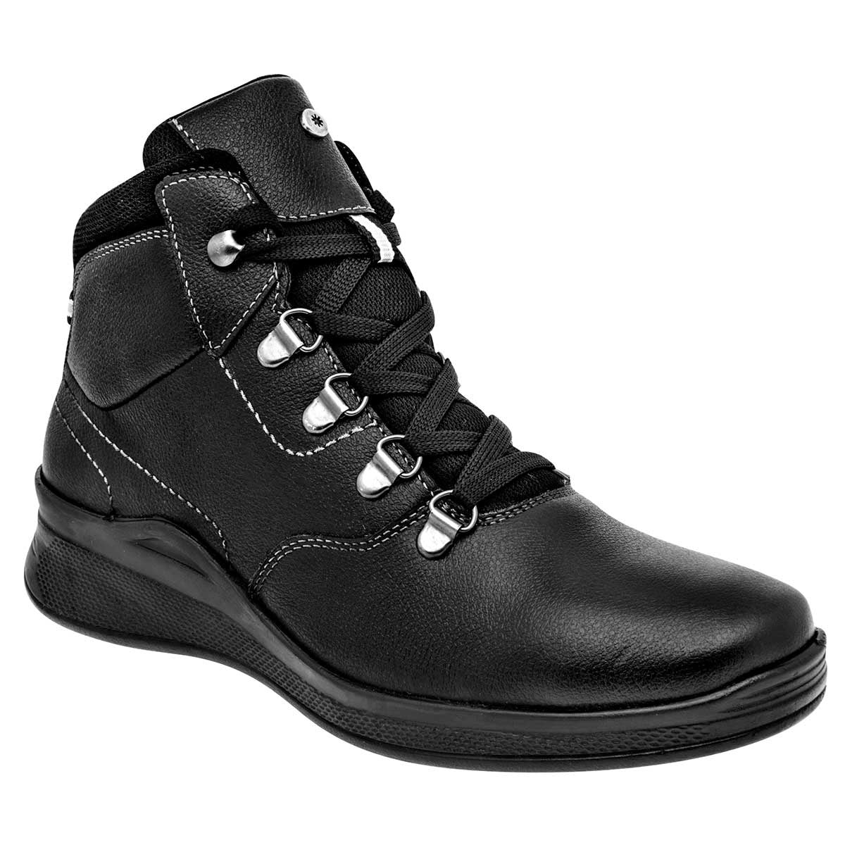 Botas Exterior Piel Color Negro Para Mujer De Moramora