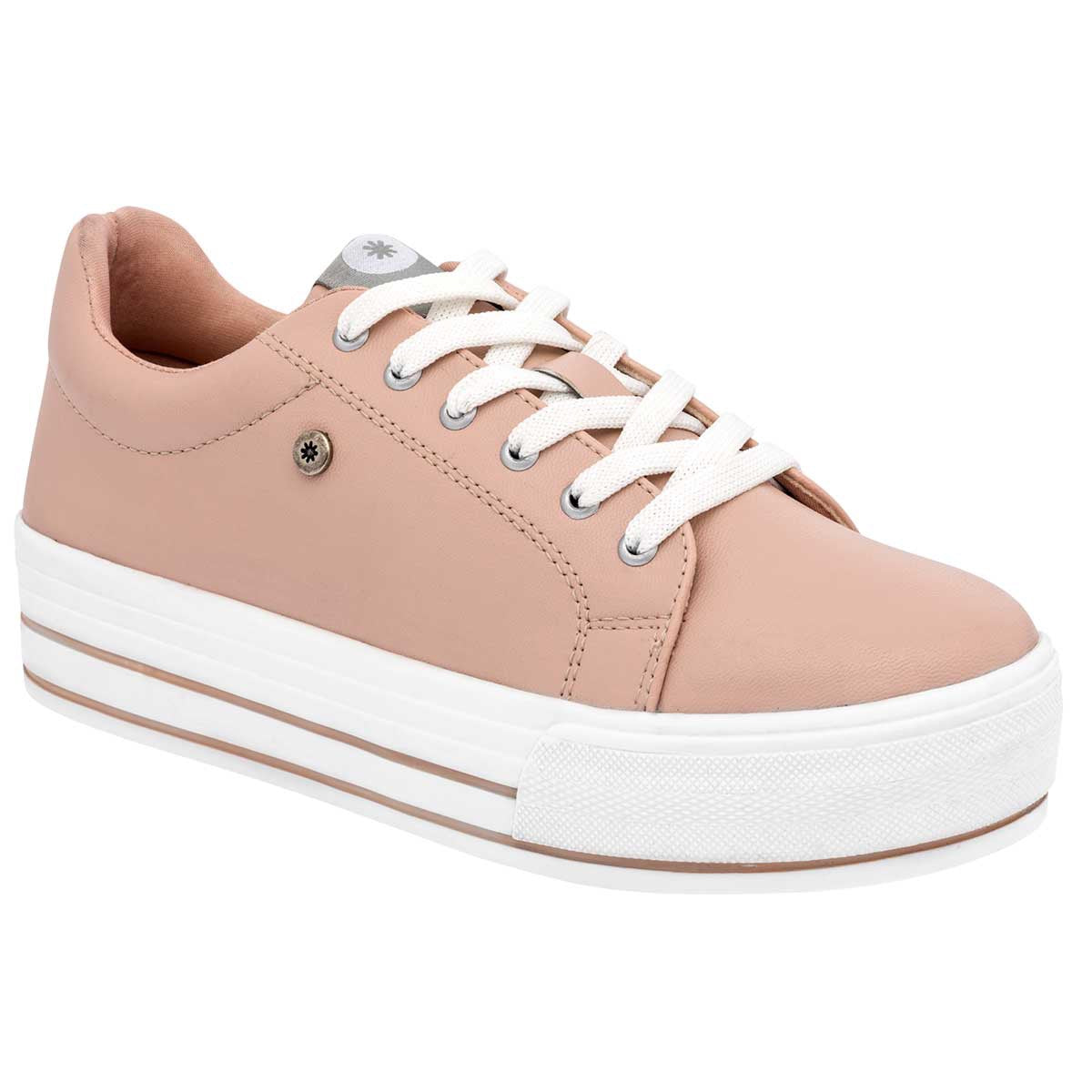 Tenis urbanos Exterior Sintético Color Rosa Para Mujer De Moramora