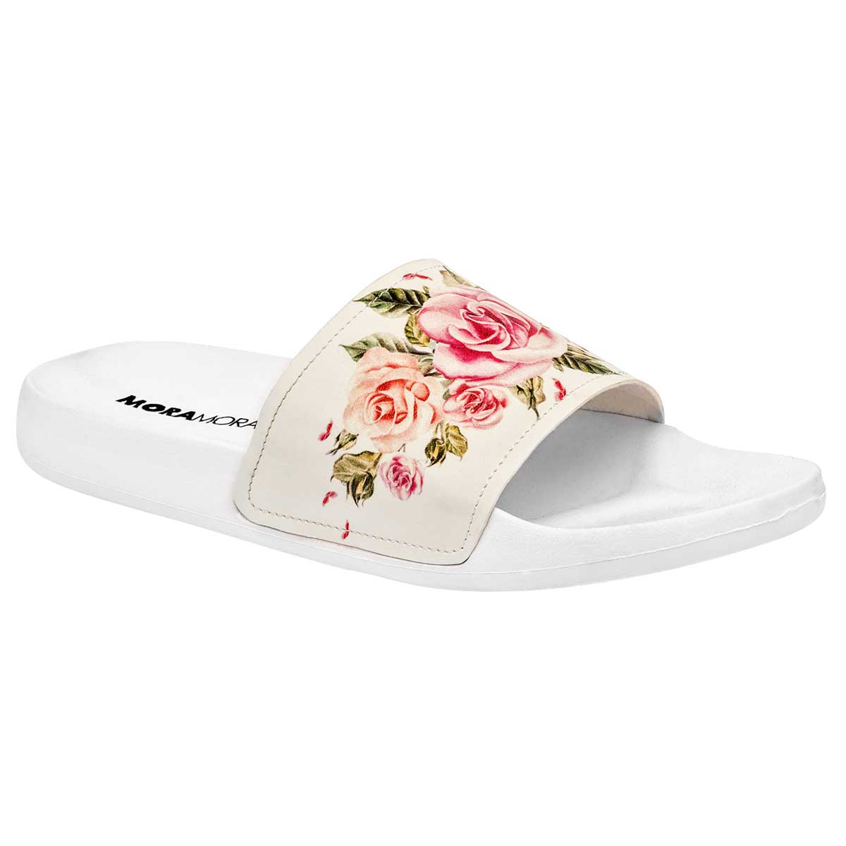 Sandalias Exterior Sintético Color Blanco Para Mujer De Moramora