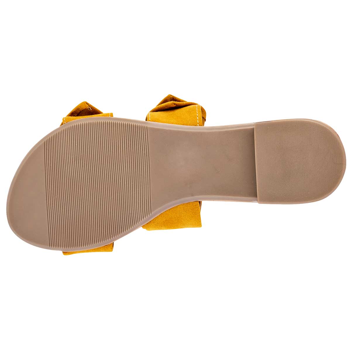 Sandalias Exterior Textil Color Amarillo Para Mujer De Moramora