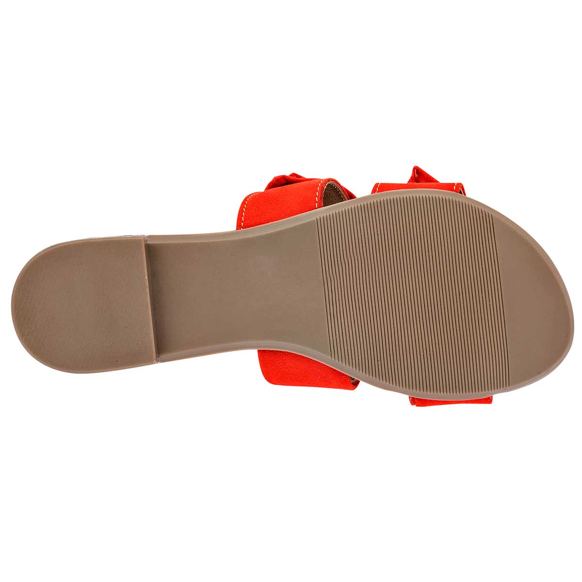 Sandalias Exterior Textil Color Naranja Para Mujer De Moramora