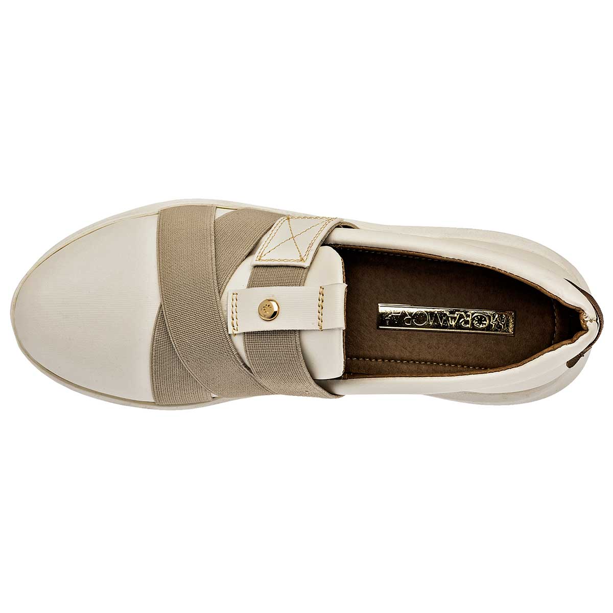 Zapatos casuales Exterior Piel sintética Color Beige  Para Mujer De Moramora