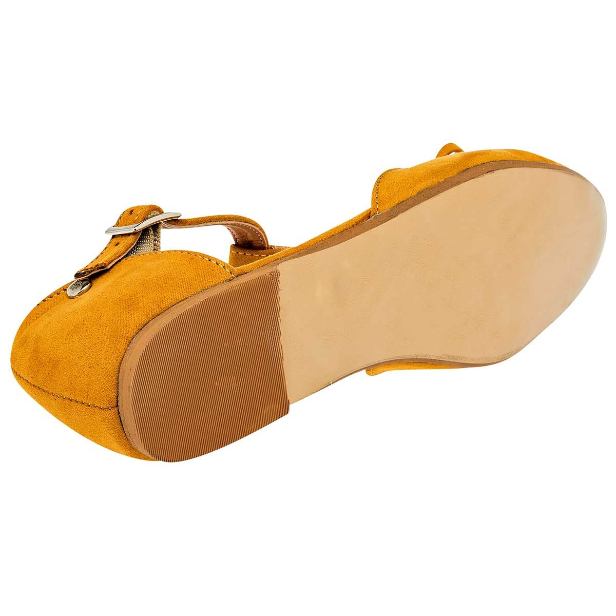 Flats Exterior Piel sintética Color Camel Para Mujer De Moramora