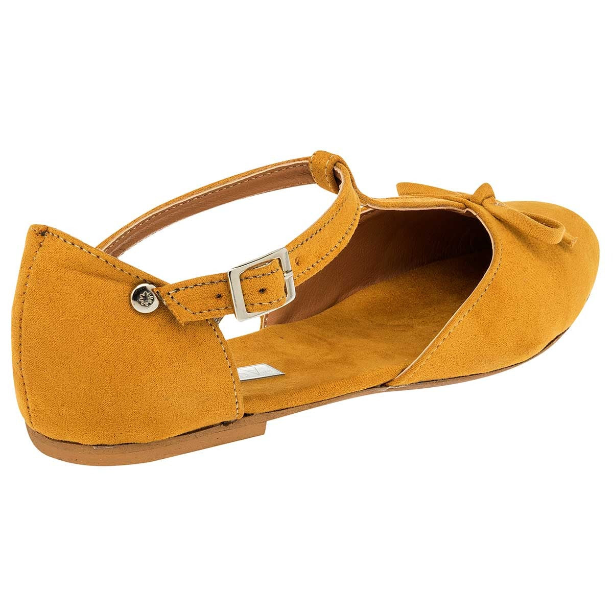 Flats Exterior Piel sintética Color Camel Para Mujer De Moramora