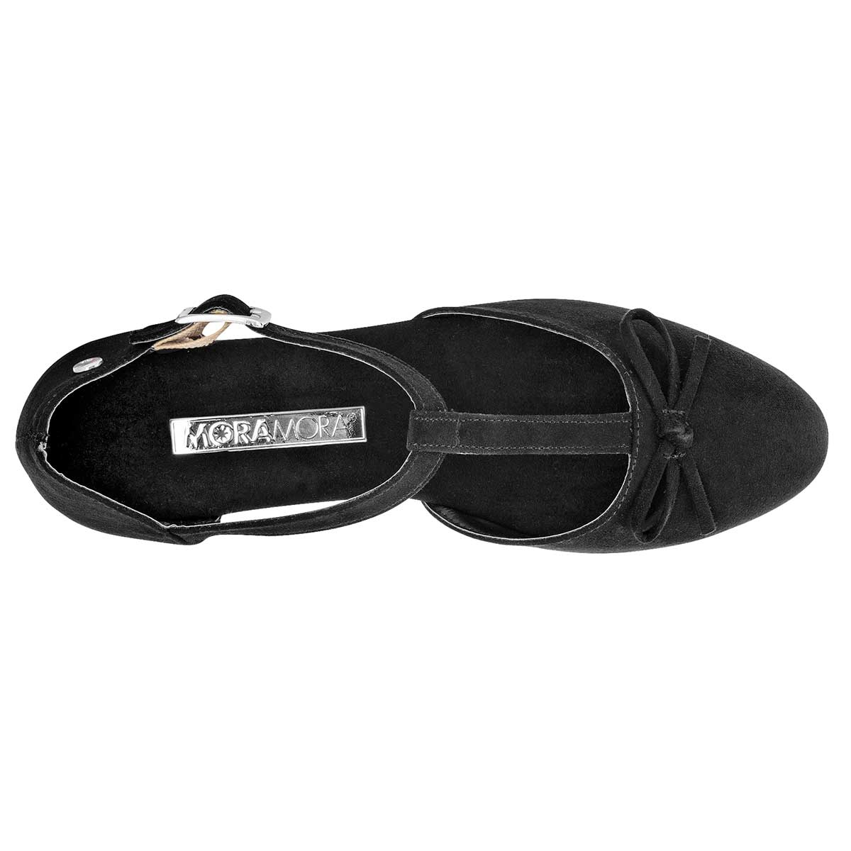 Flats Exterior Piel sintética Color Negro Para Mujer De Moramora