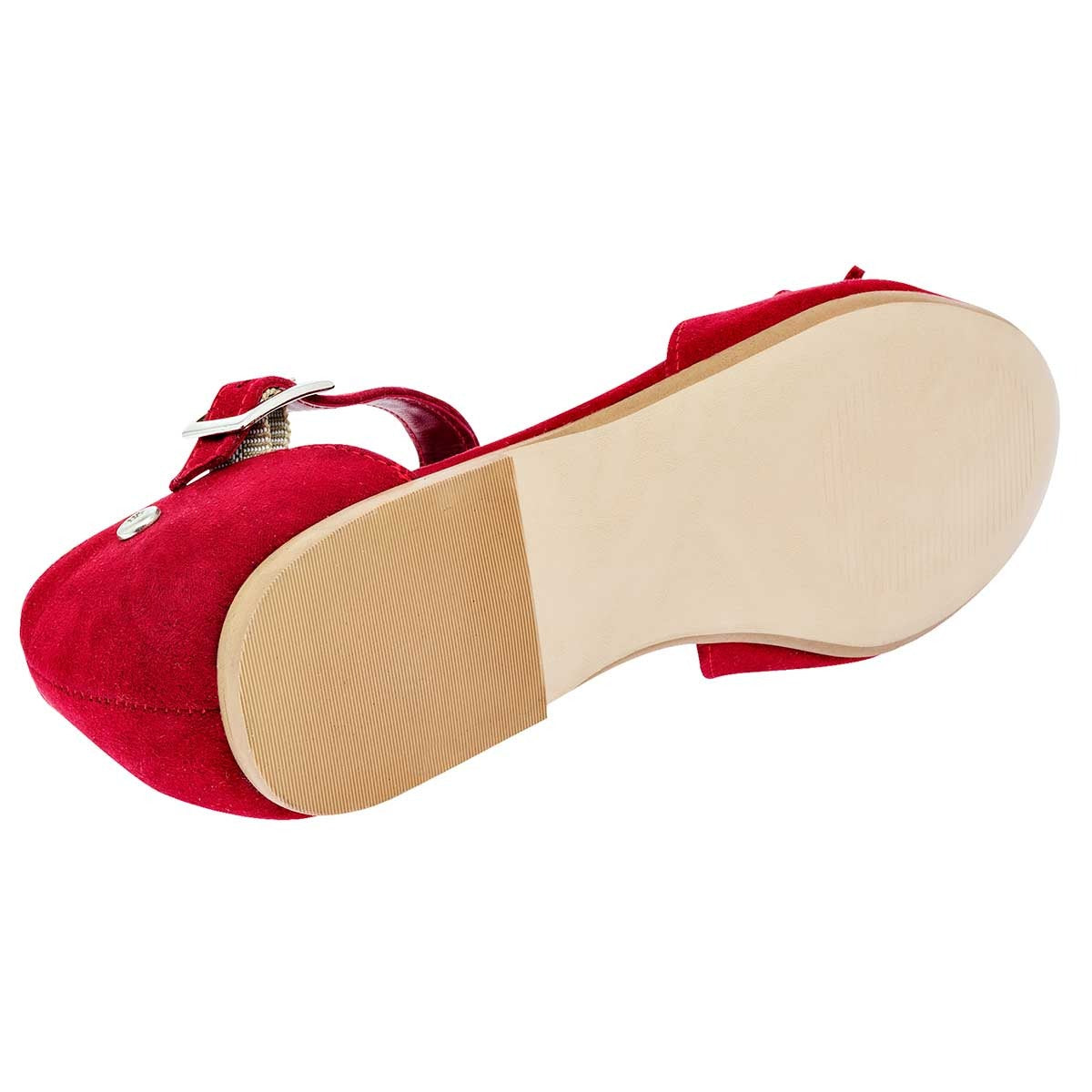 Flats Exterior Piel sintética Color Rojo Para Mujer De Moramora