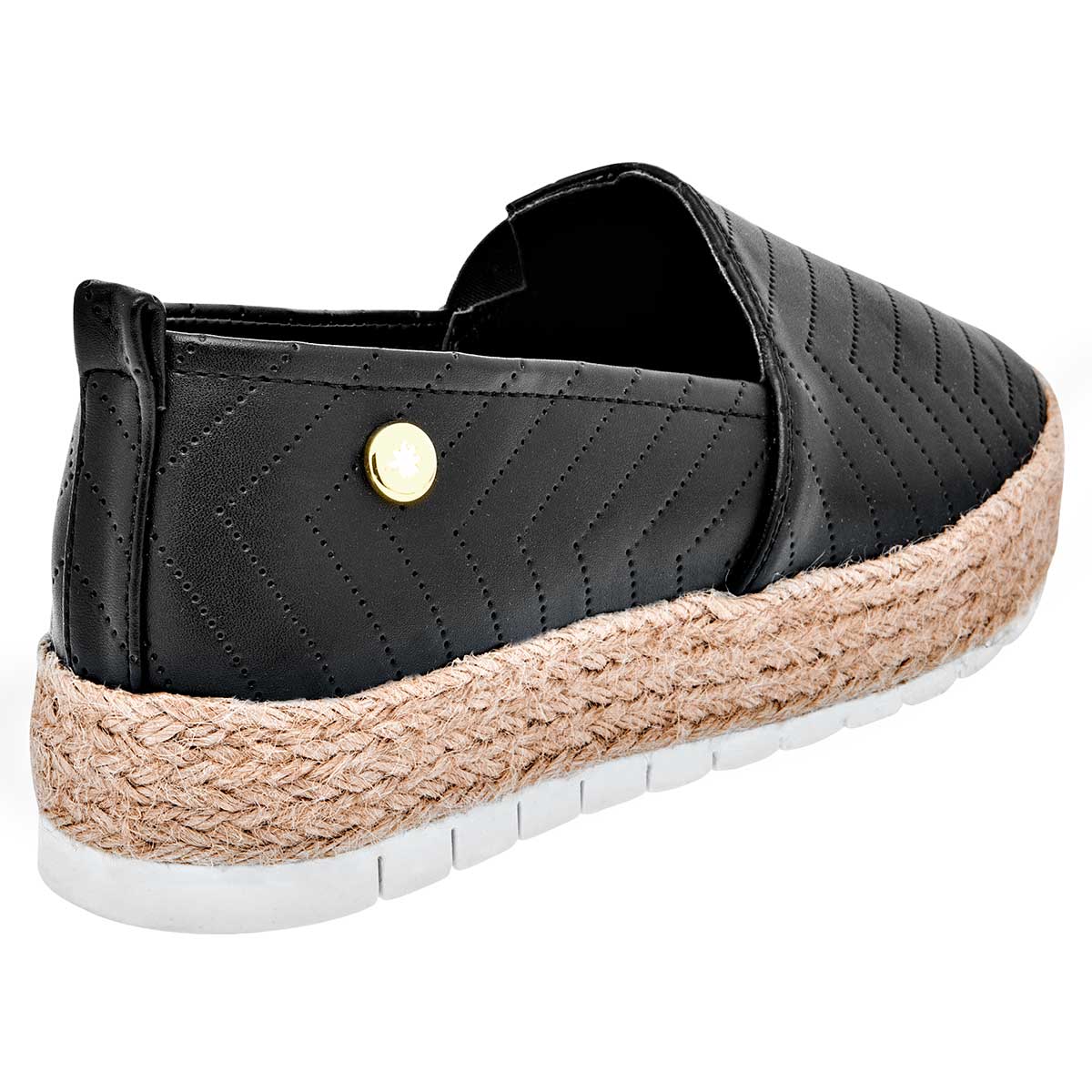 Alpargatas Exterior Sintético Color Negro Para Mujer De Moramora