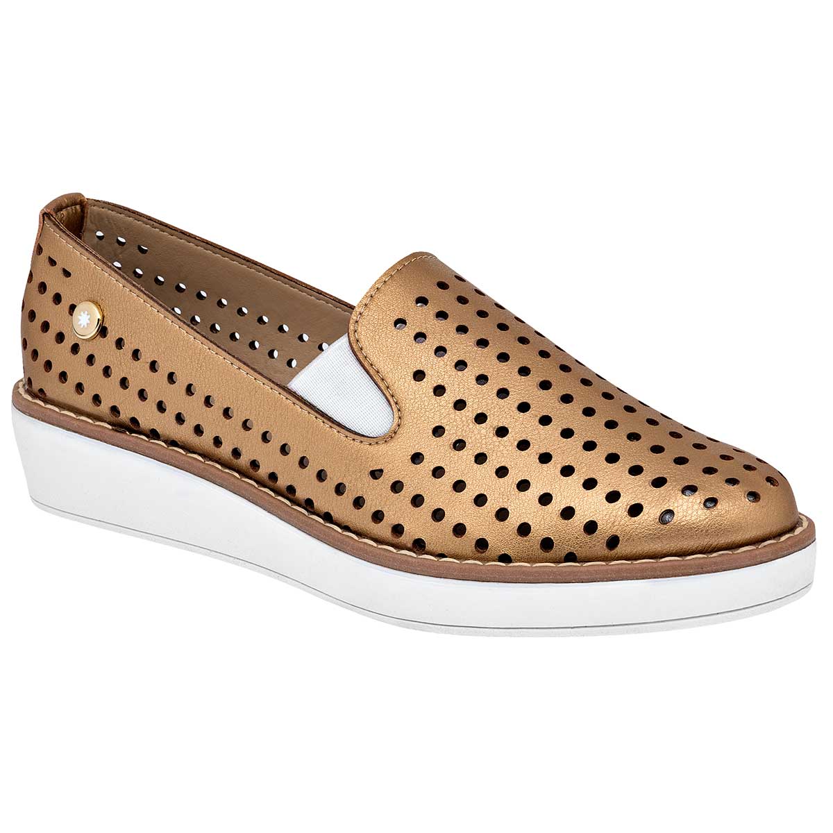 Zapatos casuales Exterior Piel sintética Color Oro Para Mujer De Moramora