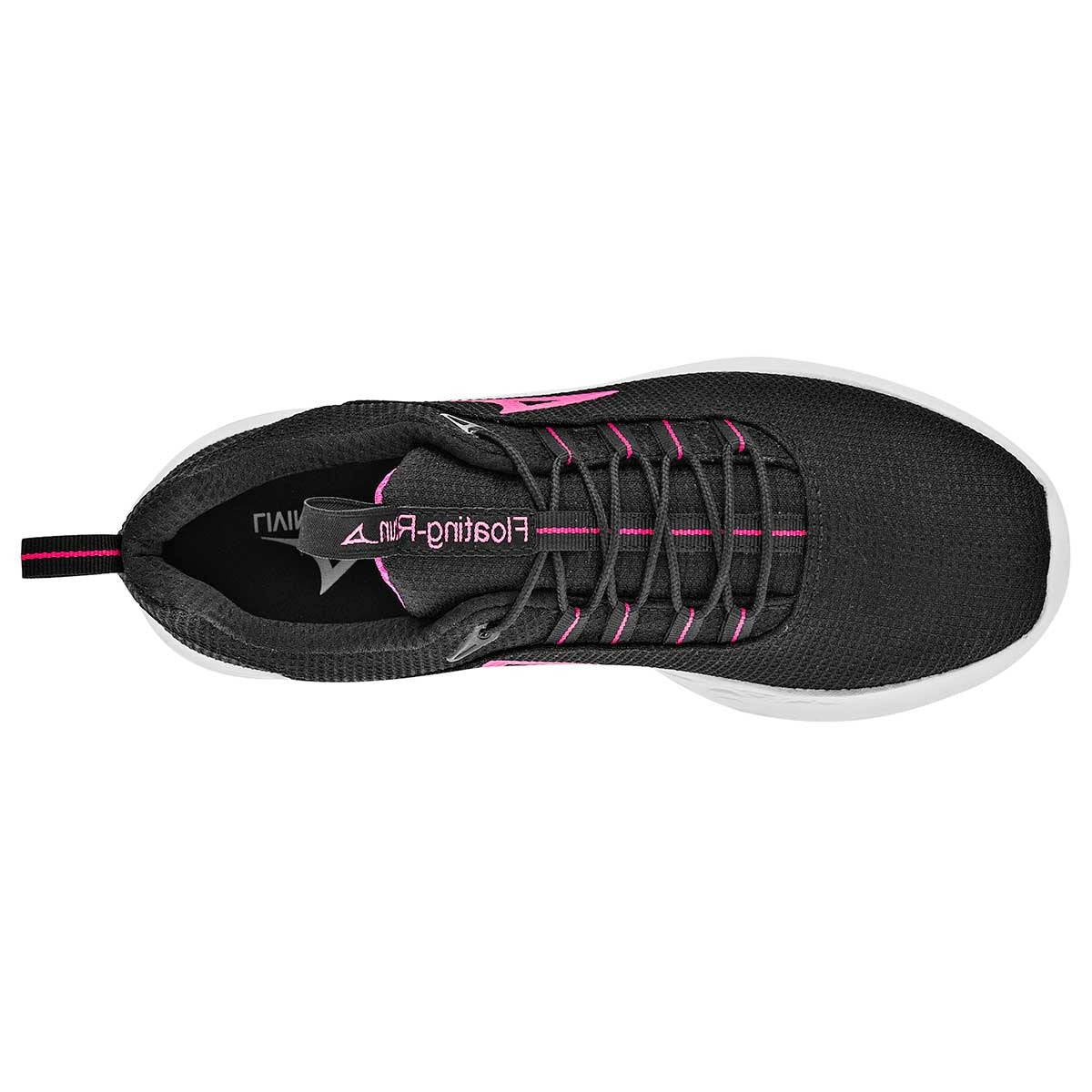 Tenis deportivos Exterior Textil Color Negro Con Fiusha Para Mujer De Pirma