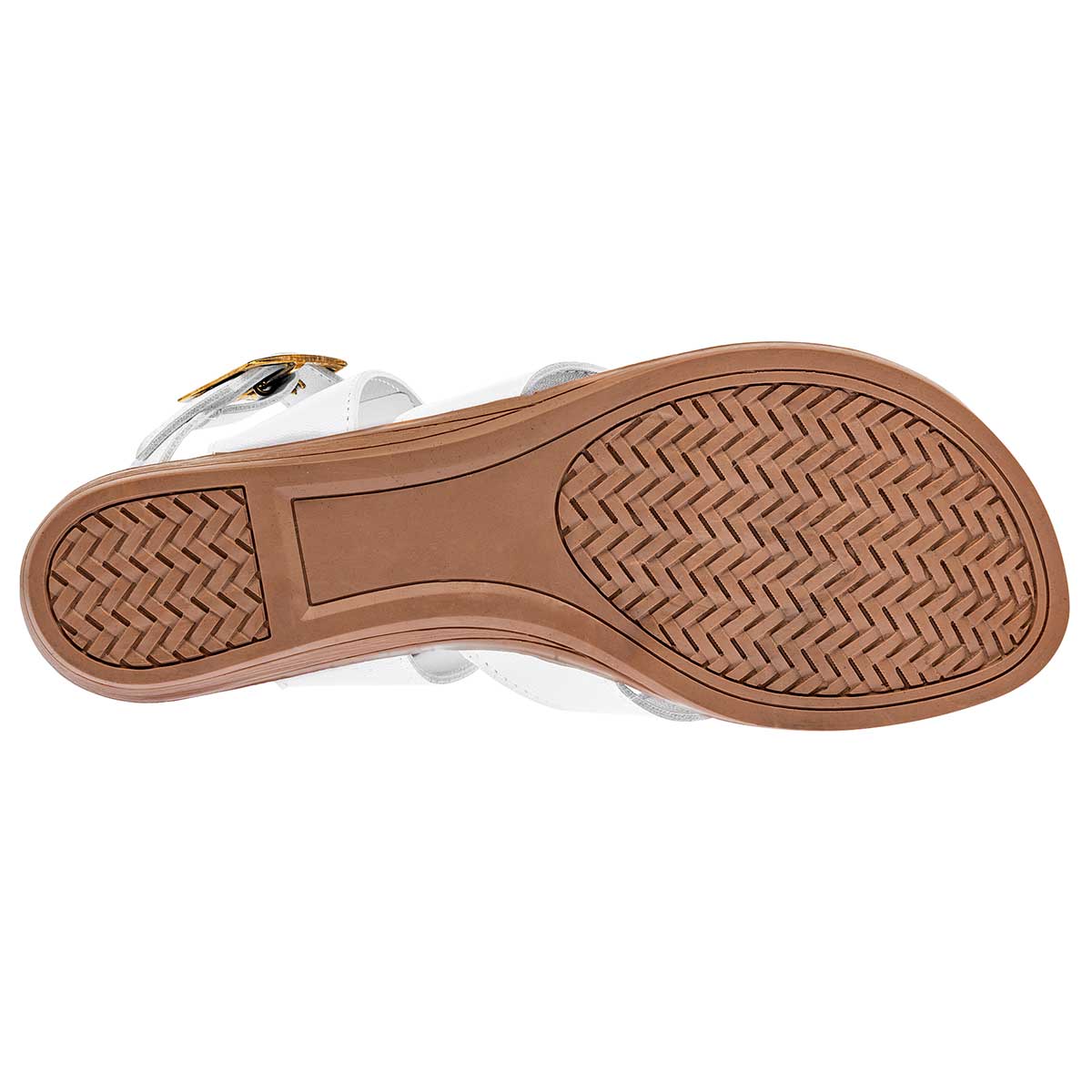 Sandalias Exterior Piel sintética Color Blanco Para Mujer De RBCOLLECTION