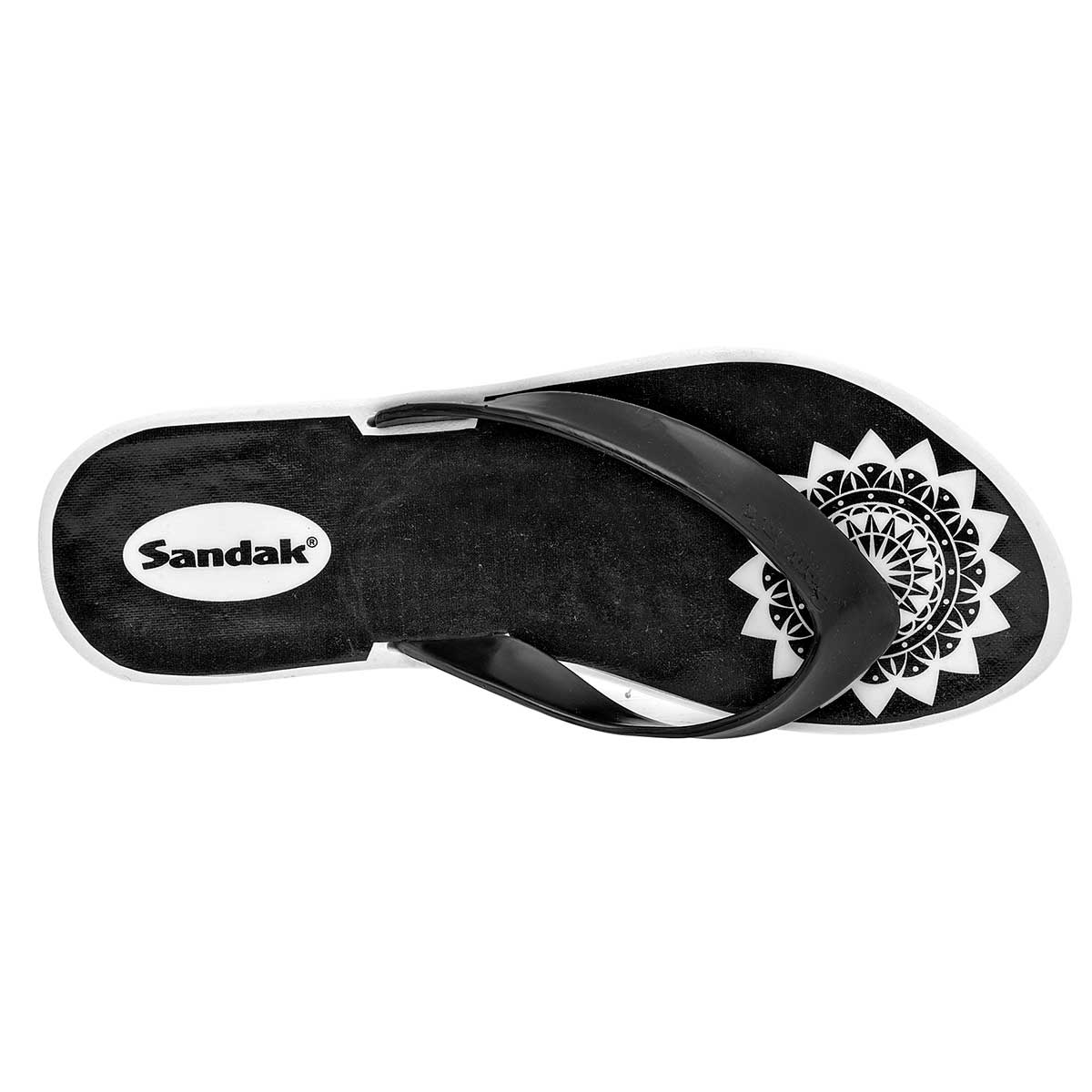 Sandalias Exterior Sintético Color Negro Para Mujer De Sandak