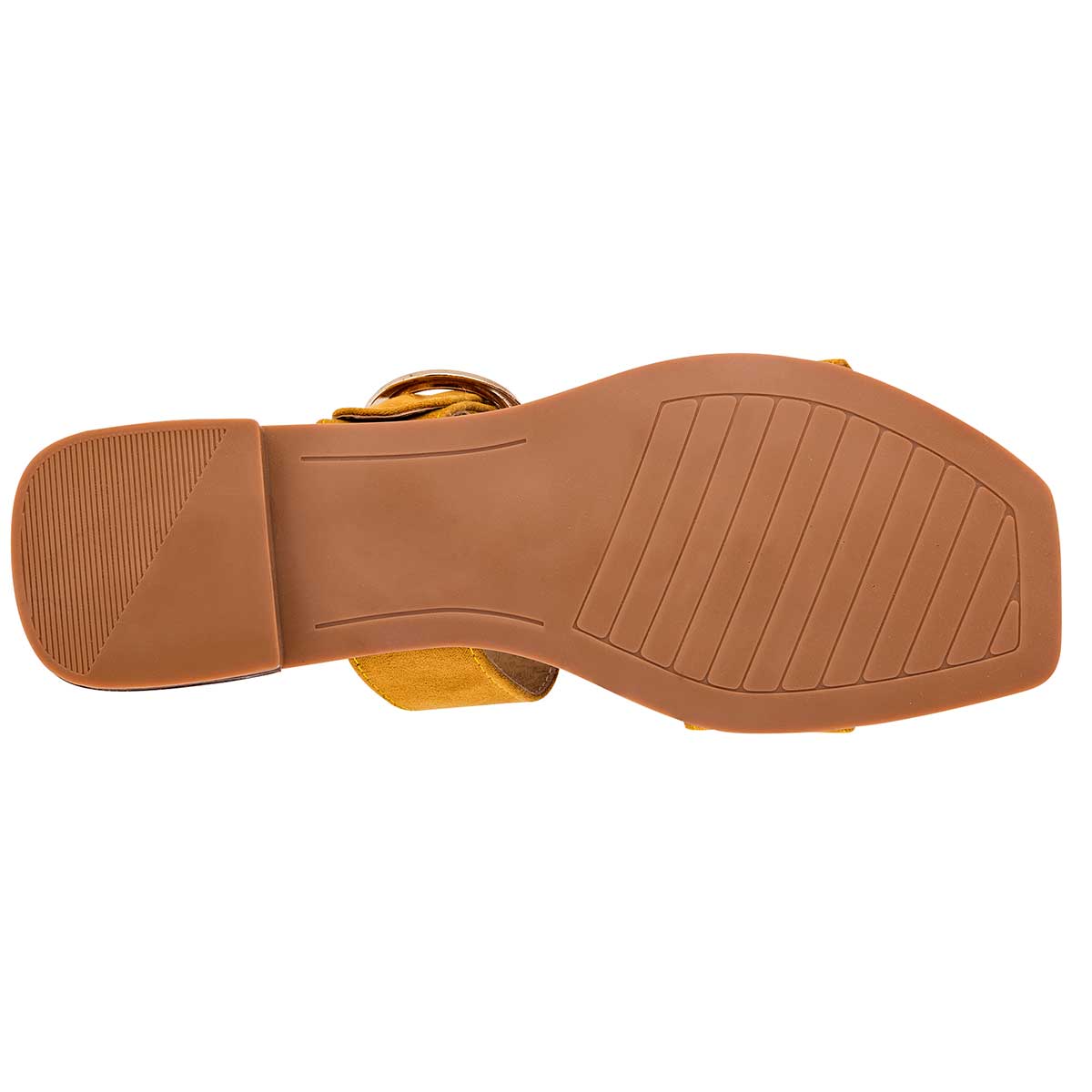 Sandalias Exterior Textil Color Amarillo Para Mujer De Moramora