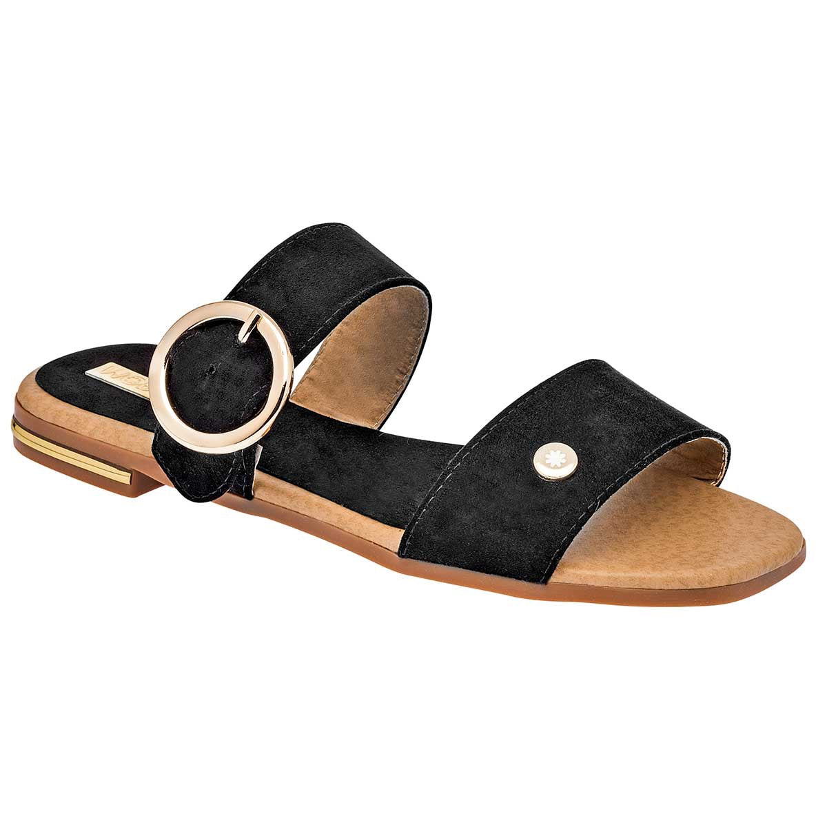 Sandalias Exterior Piel sintética Color Negro Para Mujer De Moramora