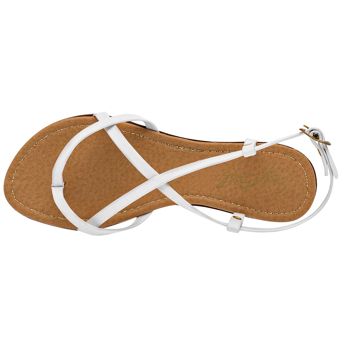 Sandalias Exterior Piel sintética Color Blanco Para Mujer De Sexy Girl