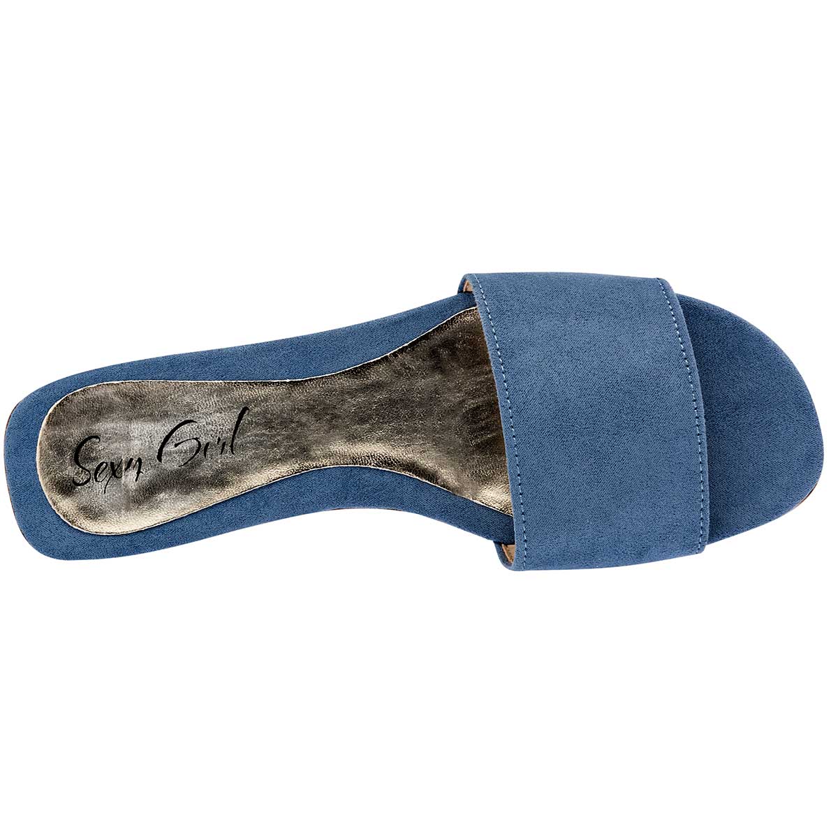 Sandalias Exterior Piel sintética Color Azul Para Mujer De Sexy Girl