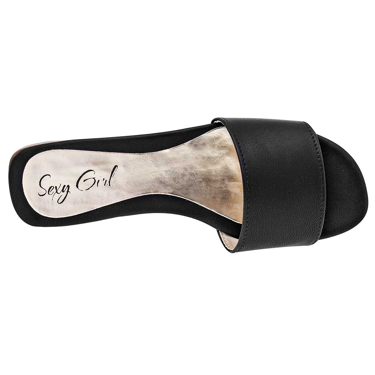 Sandalias Exterior Piel sintética Color Negro Para Mujer De Sexy Girl