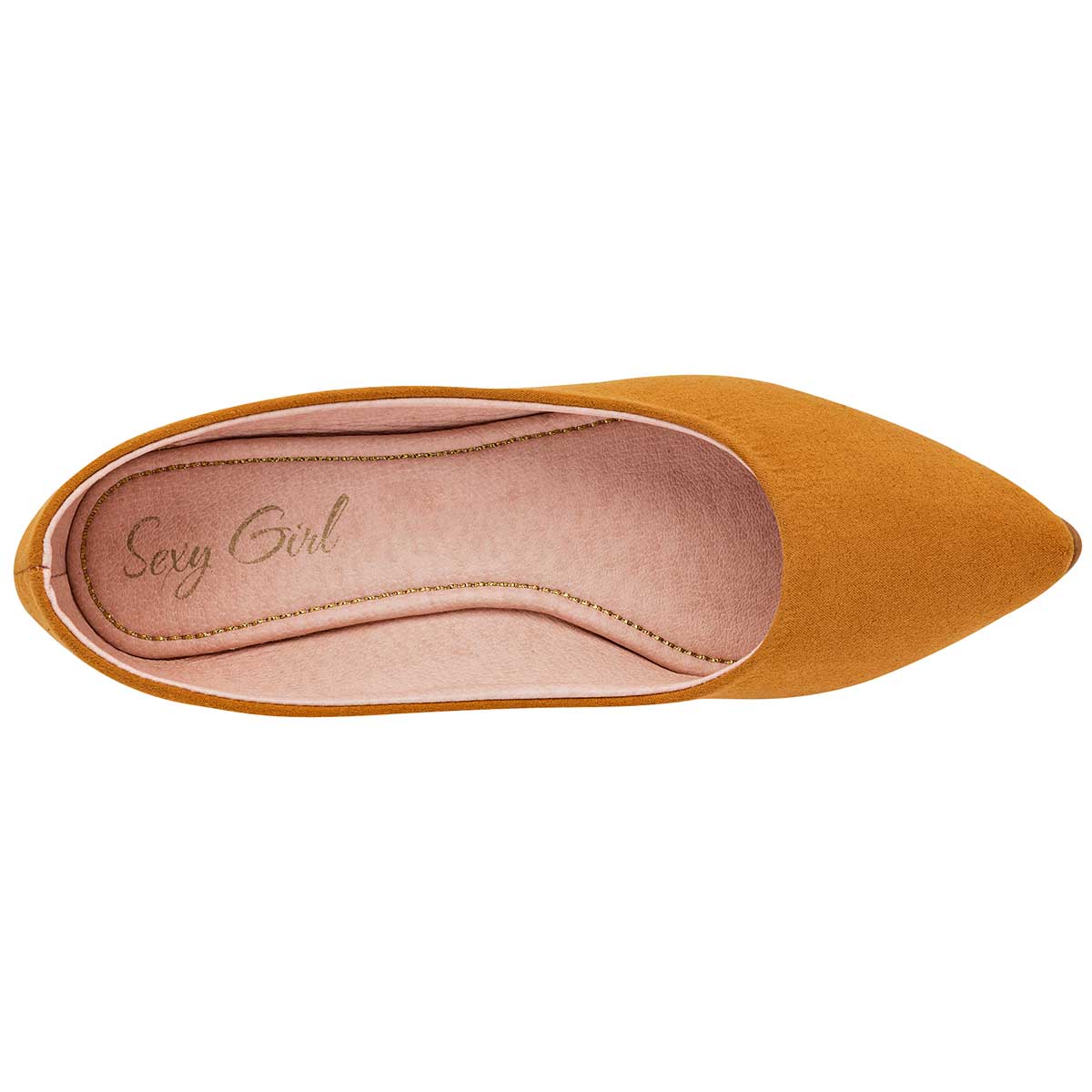 Flats Exterior Textil Color Amarillo Para Mujer De Sexy Girl