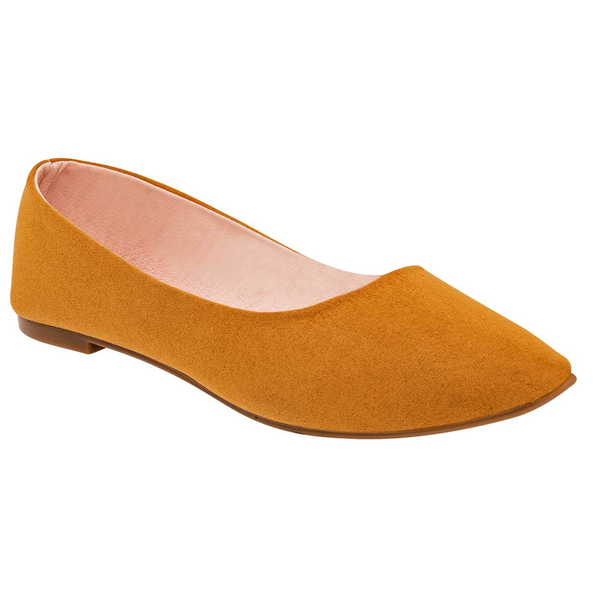 Flats Exterior Textil Color Amarillo Para Mujer De Sexy Girl