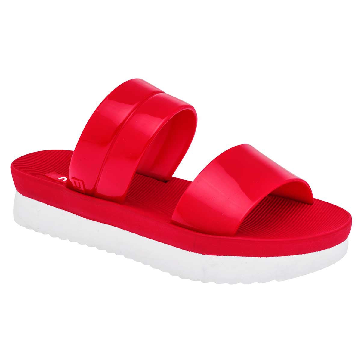 Sandalias Exterior Sintético Color Rojo Para Mujer De Top Moda