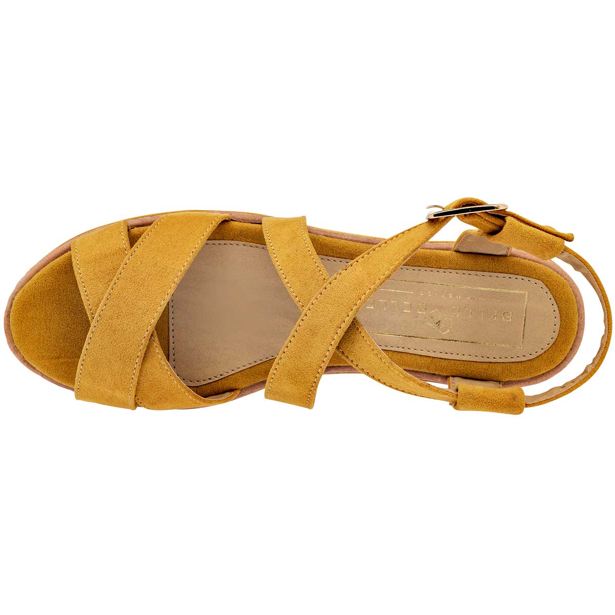 Sandalias Exterior Piel sintética Color Amarillo Para Mujer De RBCOLLECTION