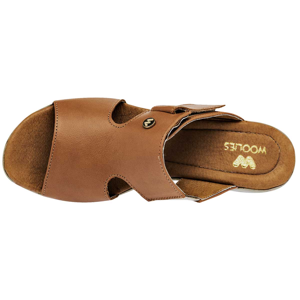 Sandalias Exterior Piel Color Camel Para Mujer De RBCOLLECTION