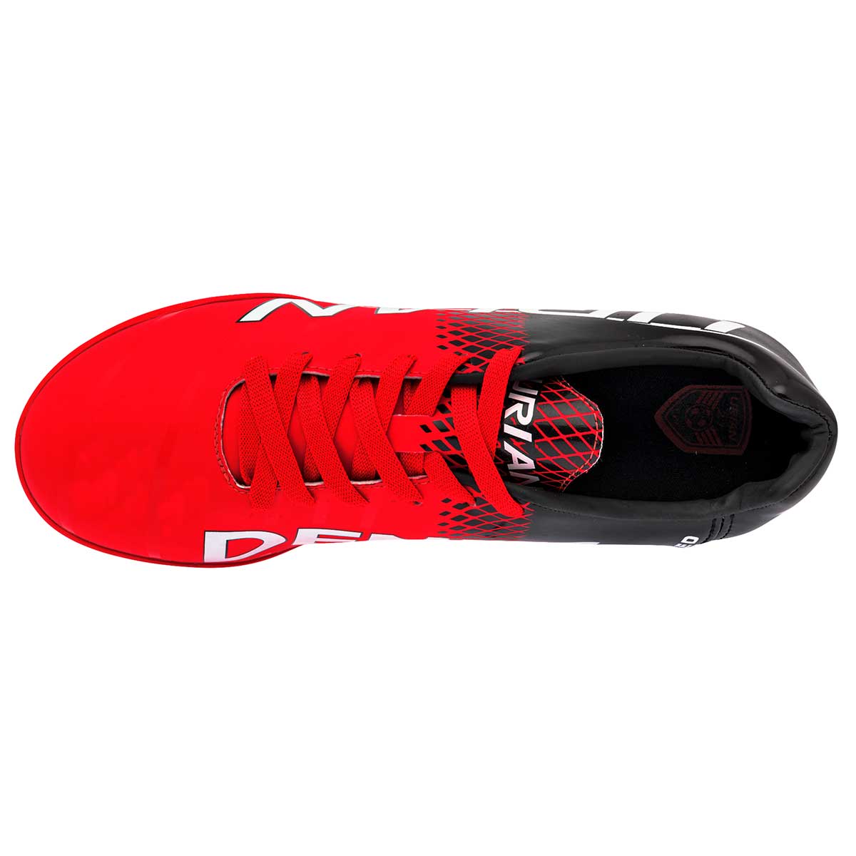 Tenis para fútbol Exterior Sintético Color Rojo Con Negro Para Hombre De RBCOLLECTION