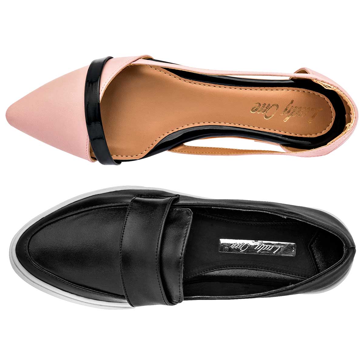 Flats Exterior Piel sintética Color Negro Para Mujer De RBCOLLECTION