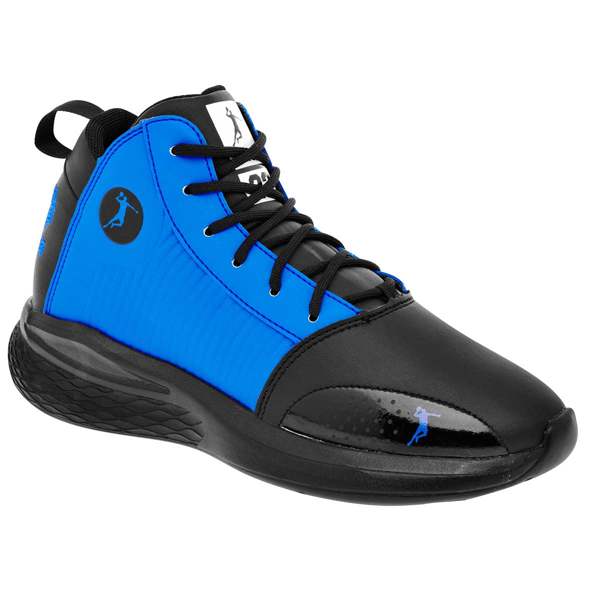 Basquet Exterior Sintético Color Negro Para Hombre De Apoort