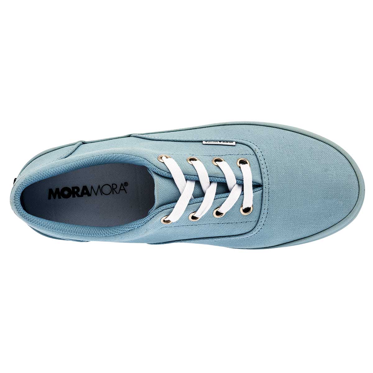 Tenis urbanos Exterior Textil Color Azul Para Mujer De Moramora