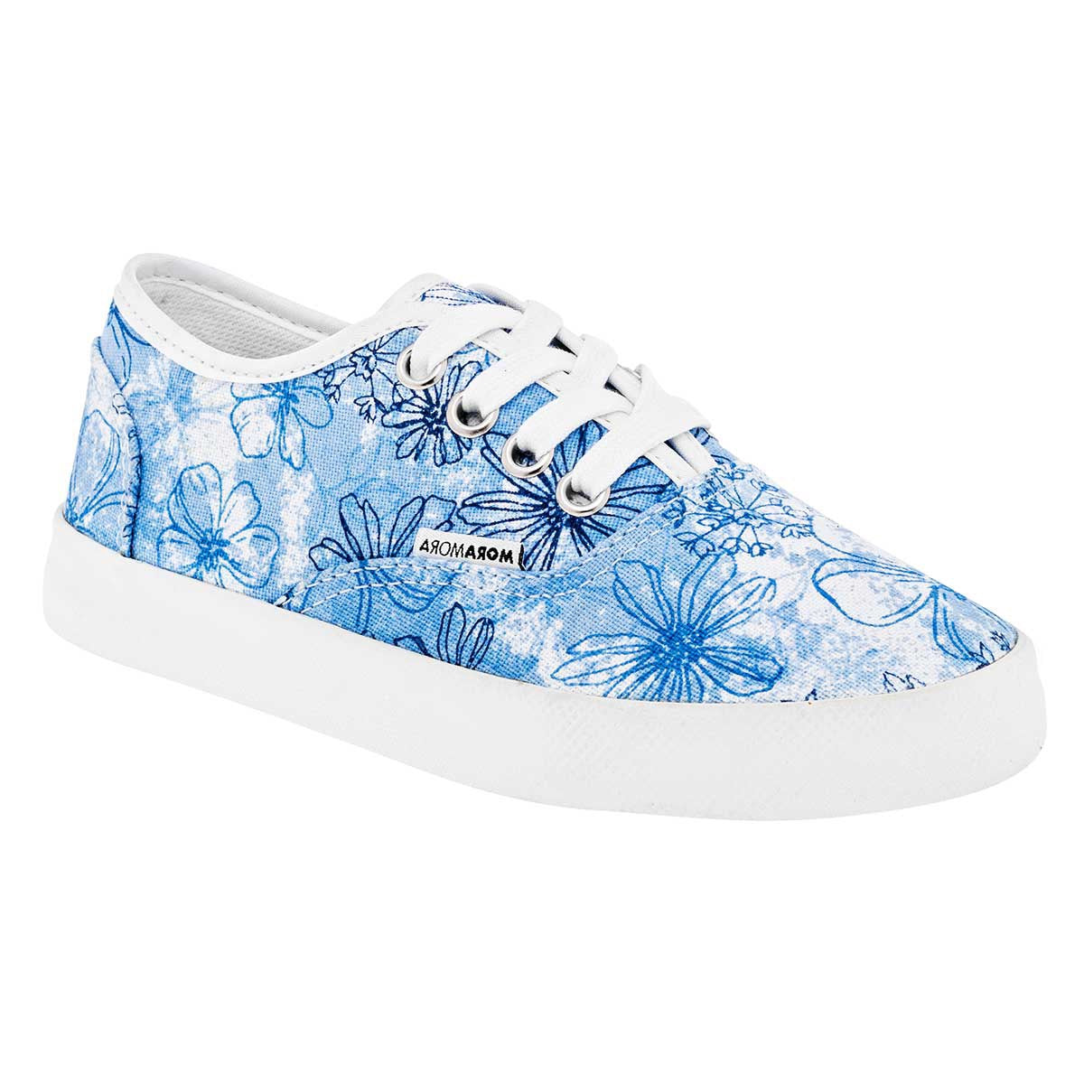 Tenis urbanos Exterior Textil Color Azul Para Mujer De Moramora