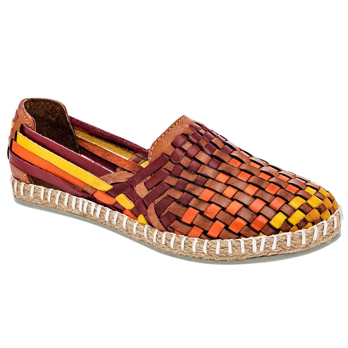 Mocasines Exterior Piel Color Camel Para Mujer De RBCOLLECTION