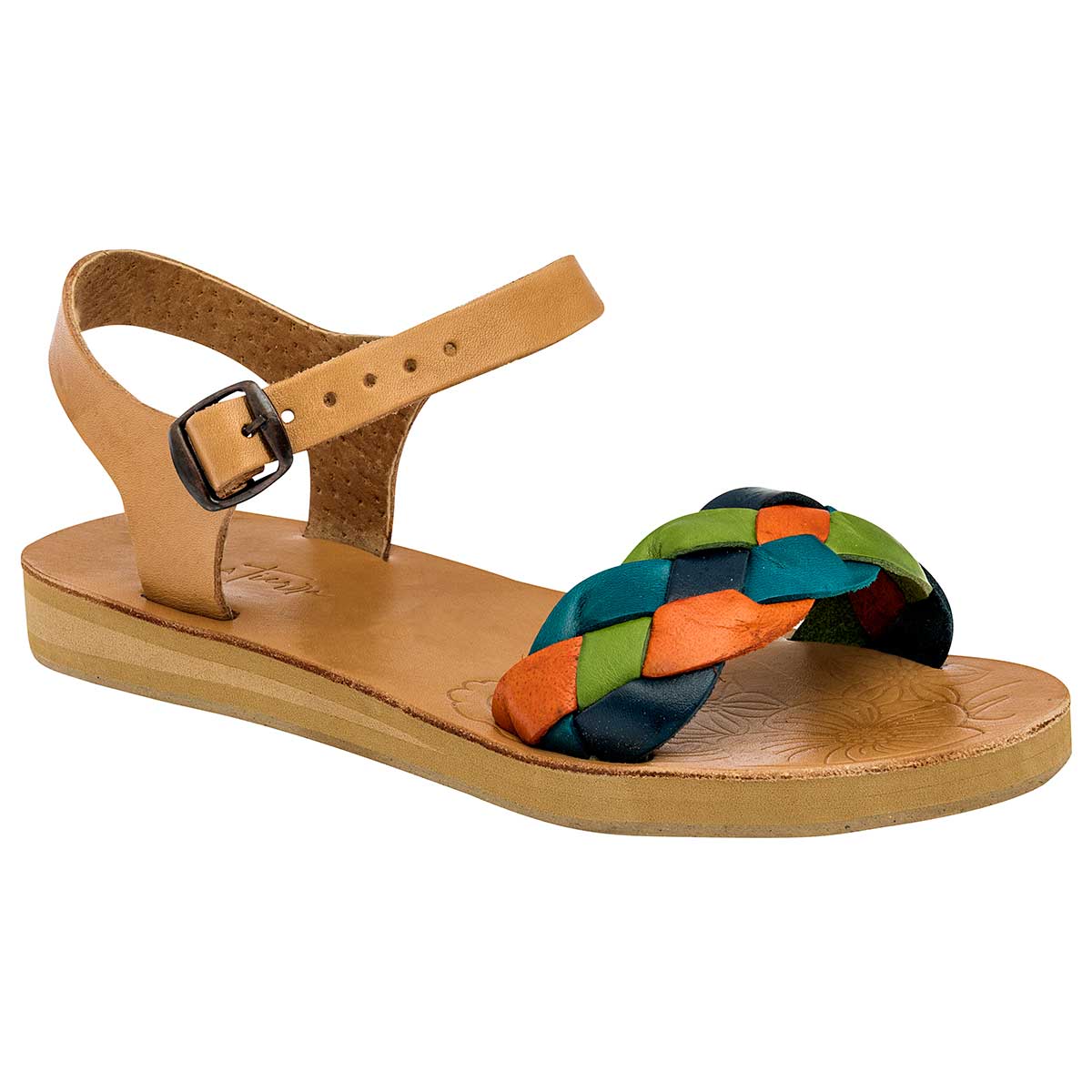 Sandalias Exterior Piel Color Beige Para Mujer De RBCOLLECTION