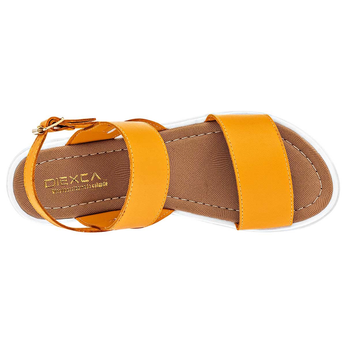 Sandalias Exterior Piel sintética Color Amarillo Para Mujer De RBCOLLECTION