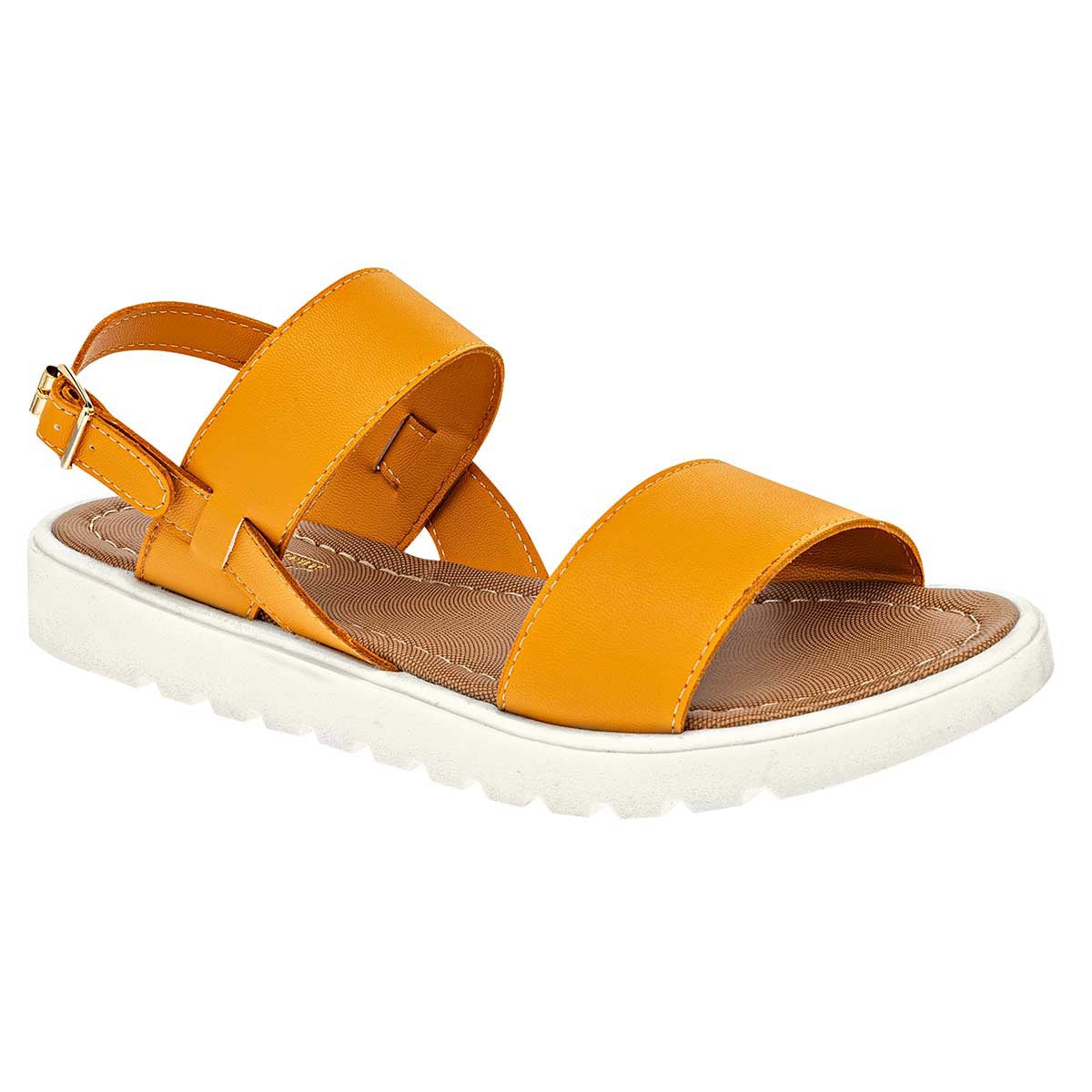 Sandalias Exterior Piel sintética Color Amarillo Para Mujer De RBCOLLECTION