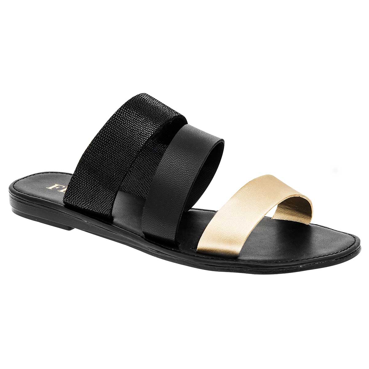 Sandalias Exterior Piel sintética Color Negro Para Mujer De RBCOLLECTION