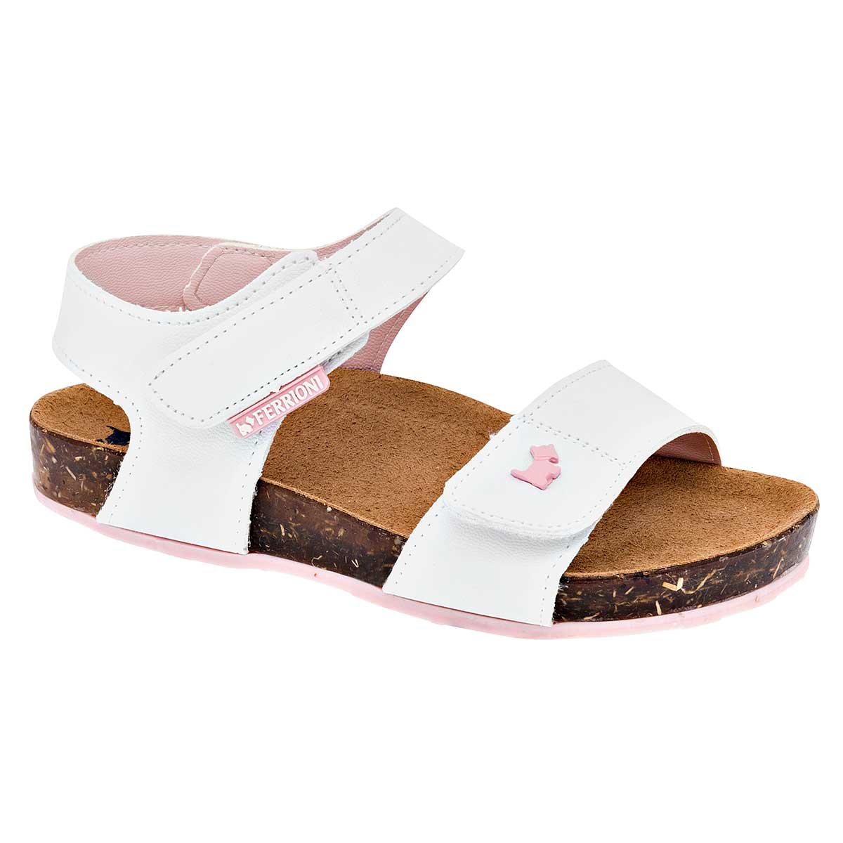 Sandalias Exterior Sintético Color Blanco Para Niña De Ferrioni