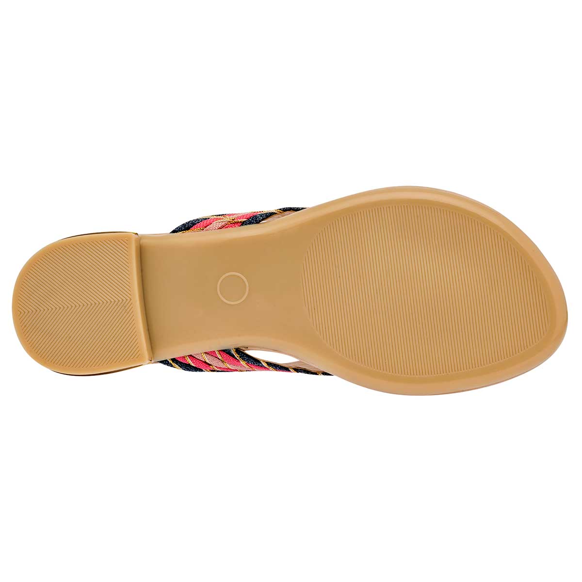 Sandalias Exterior Textil Color Oro Para Mujer De Moramora