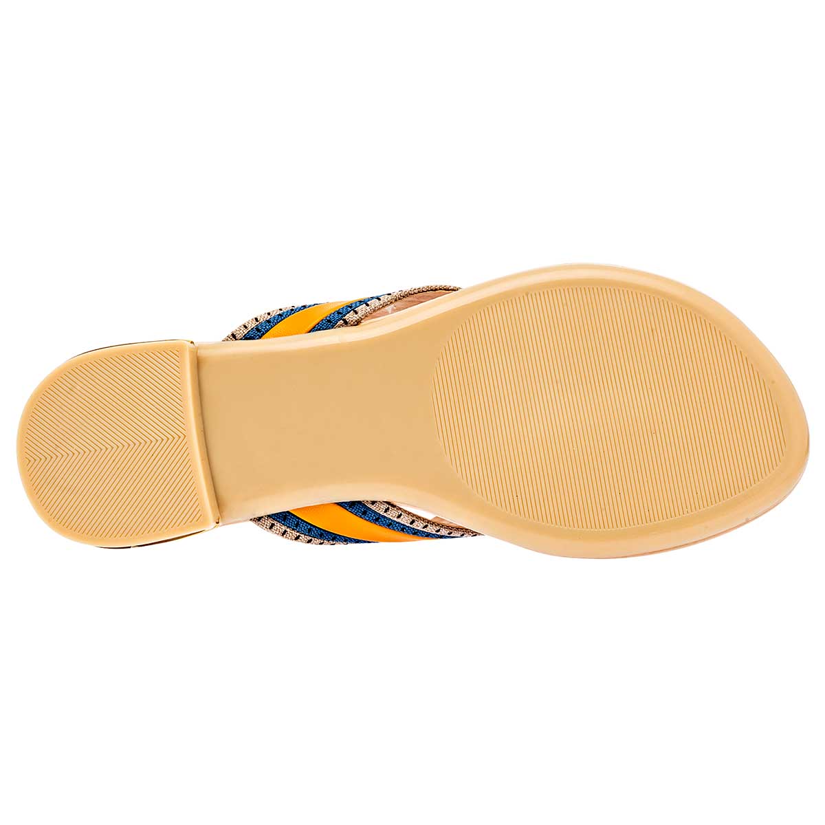 Sandalias Exterior Sintético Color Amarillo Para Mujer De Moramora