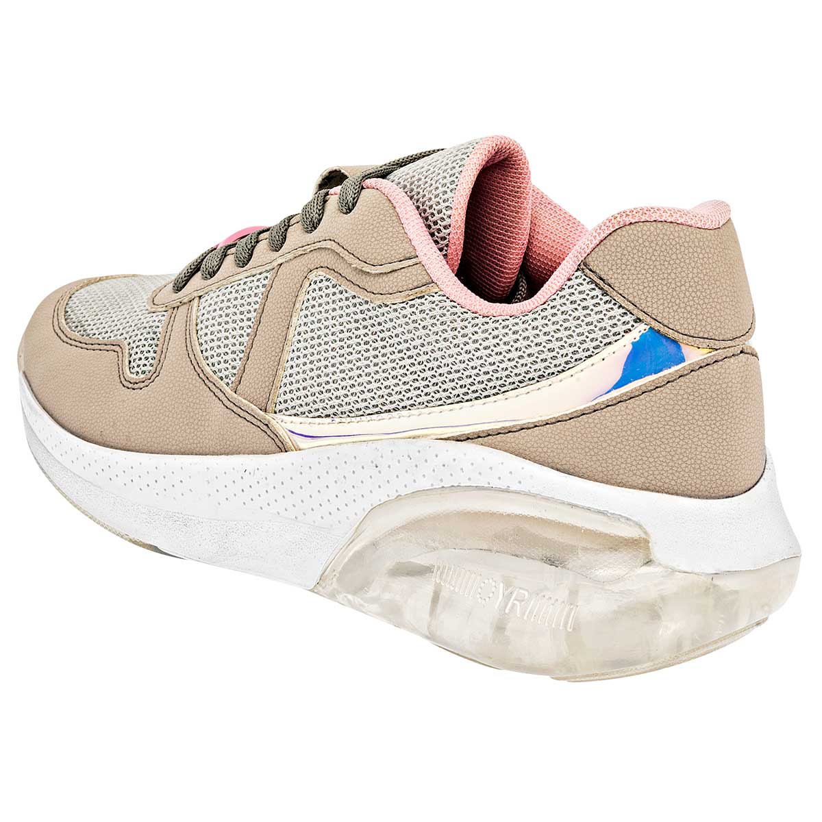 Tenis deportivos Exterior Sintético Color Gris Para Mujer De Moramora