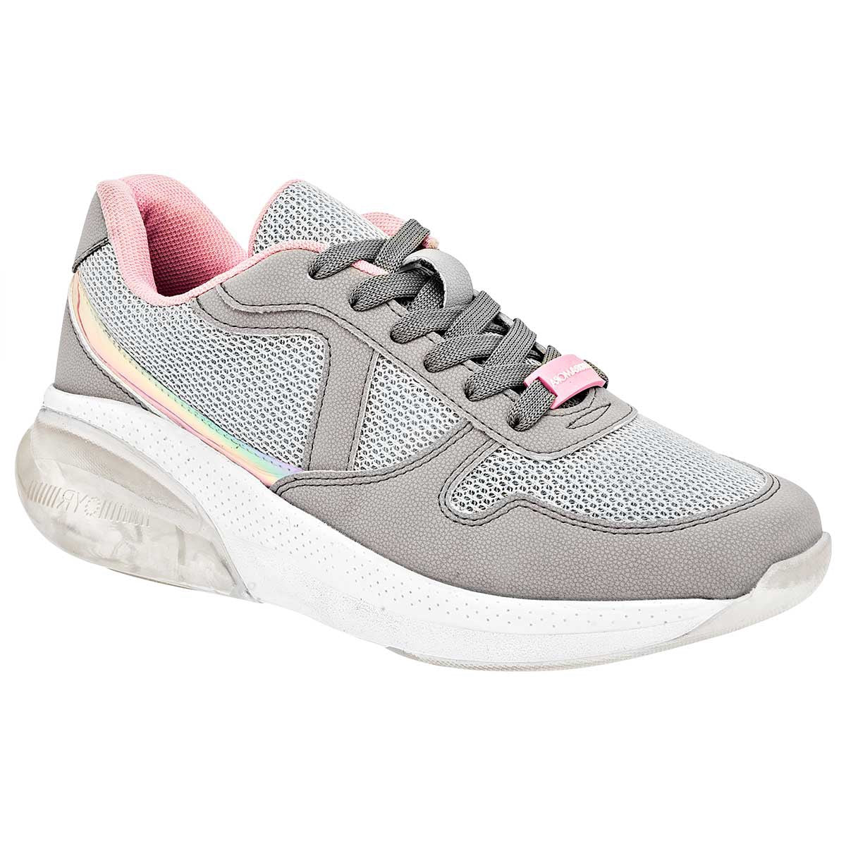 Tenis deportivos Exterior Sintético Color Gris Para Mujer De Moramora